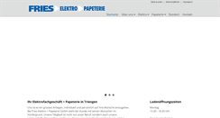 Desktop Screenshot of fries-elektro-papeterie.ch